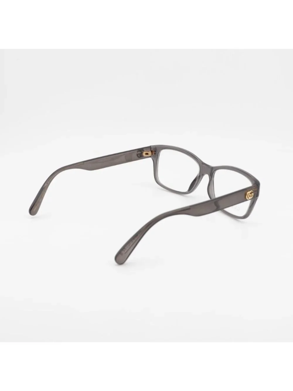 Gucci GG0716O 003 Eyeglasses Grey 53mm Rectangle Frame